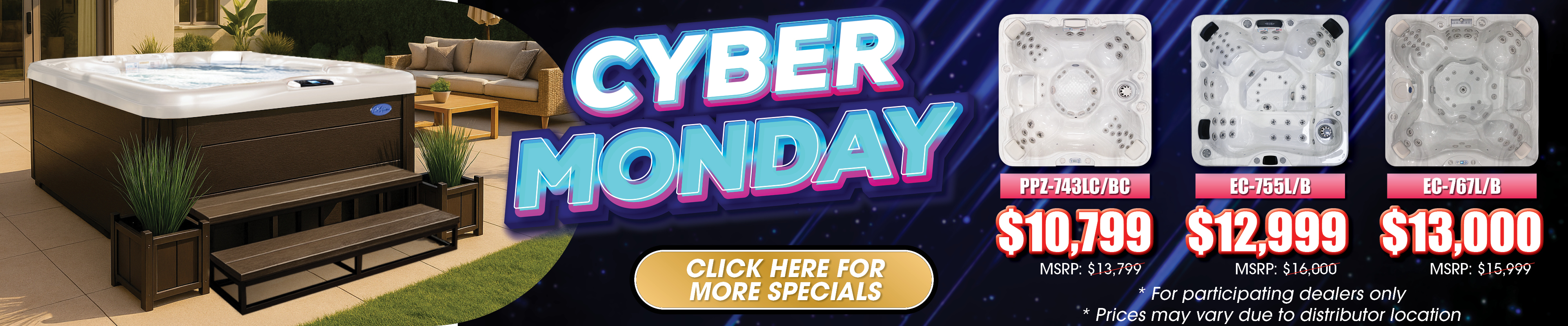 Calspas hot tub being used in a family setting - Anderson